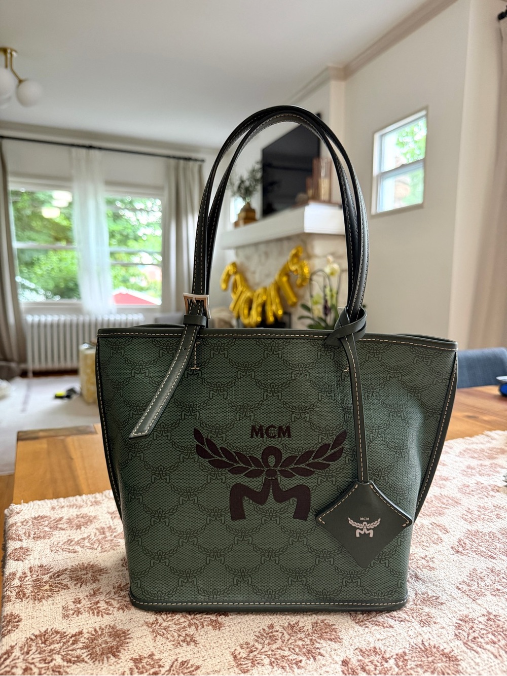 Mini Himmel Shopper In Lauretos - Green